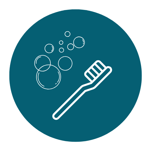 brush and bubbles