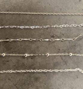 Sterling Silver Permanent Jewellery Chains at Elessora